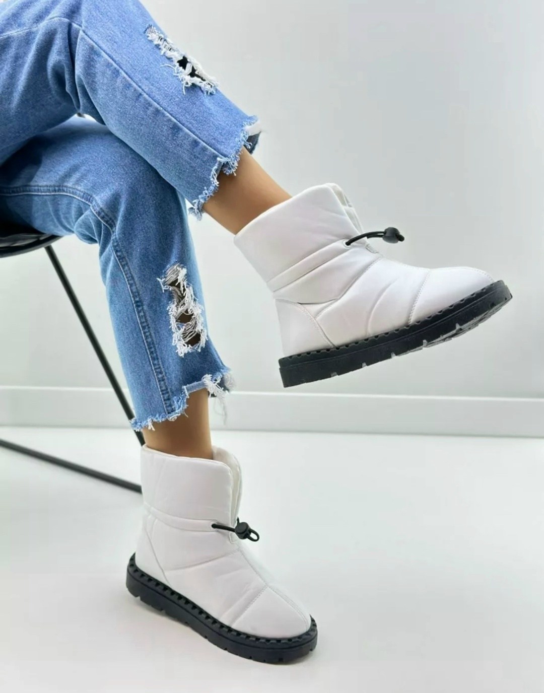 дутики женские,женские зимние дутики,,nobbaro дутики женские белые 36 ru,дутики