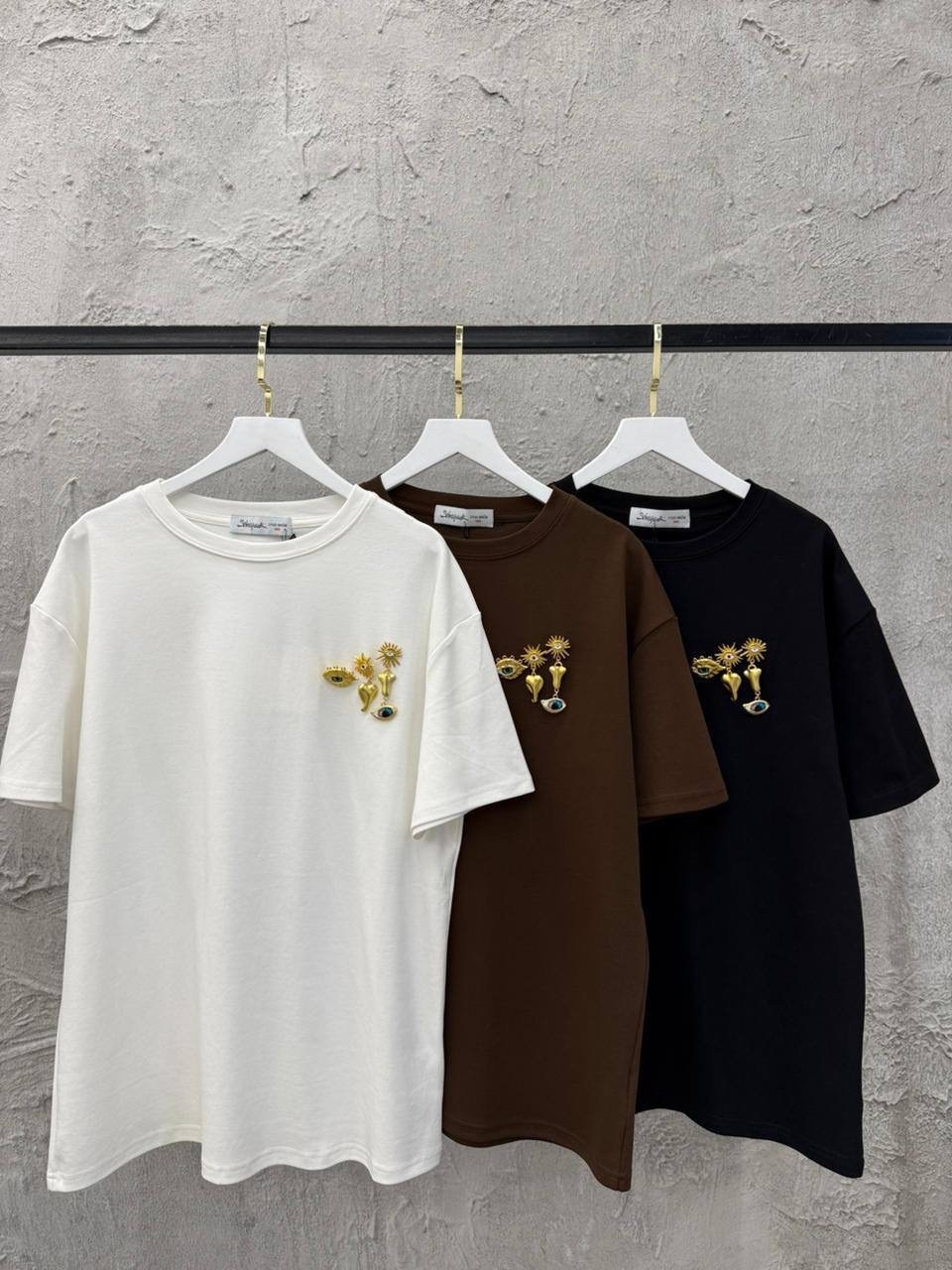 футболка y2k оверсайз zi-bella цвет шоколадный,футболка женская оверсайз,женская футболка,футболка оверсайз,футболка оверсайз с принтами