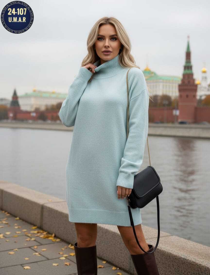 платье свитер теплое с горлом navadis,платье вязаное,теплое платье с горлом,платье теплое с горлом бери больше,женское платье вязаное