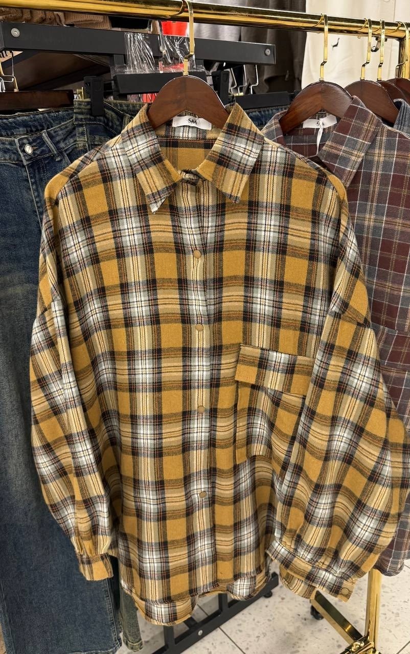 рубашка в клетку,рубашка в клетку оверсайз женская,рубашка хлопок,женская рубашка,рубашка оверсайз в клетку теплая