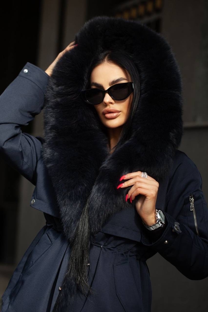 парка с натуральным мехом schikui_shop_furs цвет темно-синий,парка с натуральным мехом schikui_shop_furs,парка зимняя с натуральным мехом schikui_shop_furs,дита фурс парка,парка с натуральным мехом пе