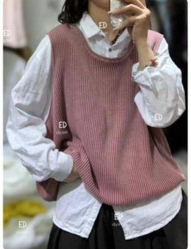 жилетка вязаная,вязаные жилеты,вязаная безрукавка,женский вязаный жилет,оверсайз жилеты корейский