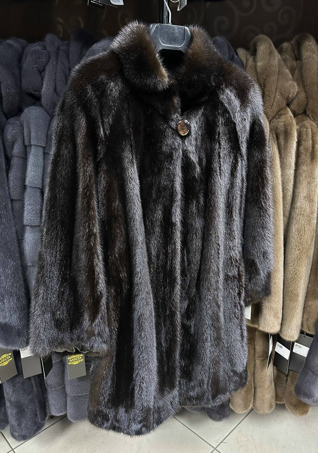 шуба норковая,шуба норка,шуба норковая бабочка 50-52-54,шуба,шуба no name норка размер 52/54 коричневый