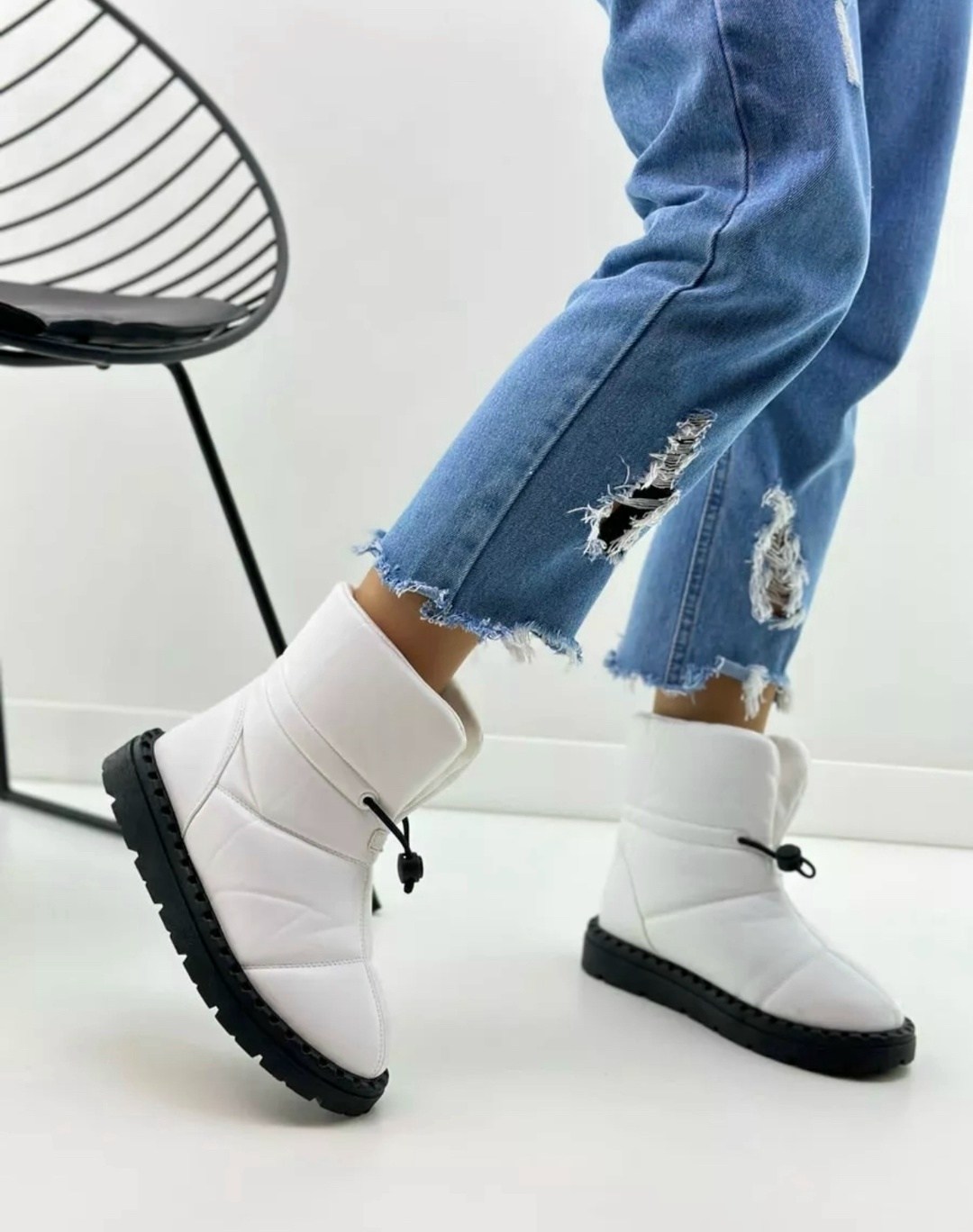 дутики женские,женские зимние дутики,,nobbaro дутики женские белые 36 ru,дутики