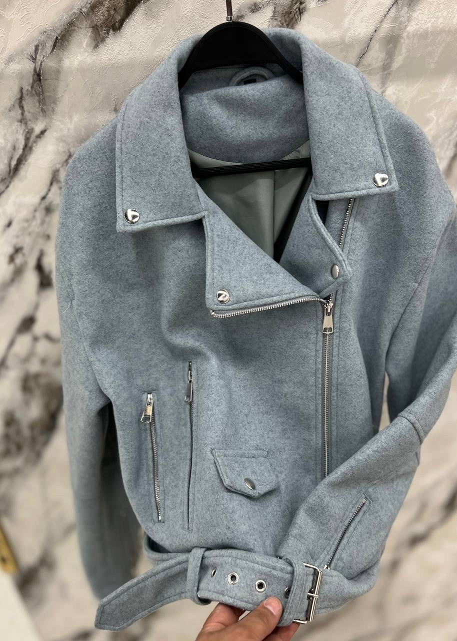 куртка косуха,стильная куртка косуха,серая косуха,пальто косуха,замшевая серая кожанка зара