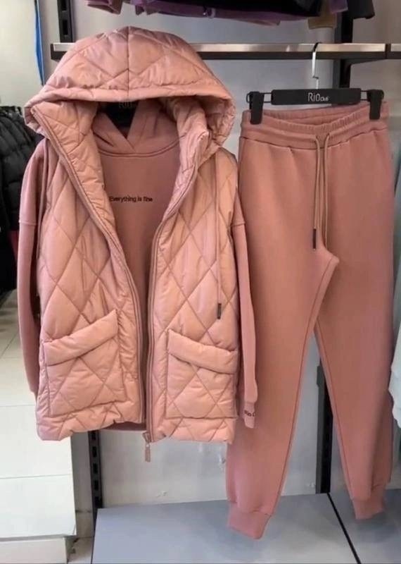 костюм женский тройка,женский спортивный костюм тройка с жилеткой,костюм женский на флисе,жилетка на синтепоне,костюм теплый