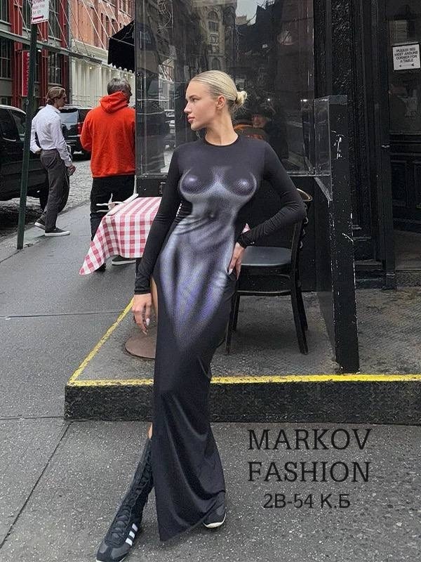 облегающее платье,платье,женское облегающее платье,женское облегающее длинное платье с длинным рукавом,женское облегающее платье с длинным рукавом