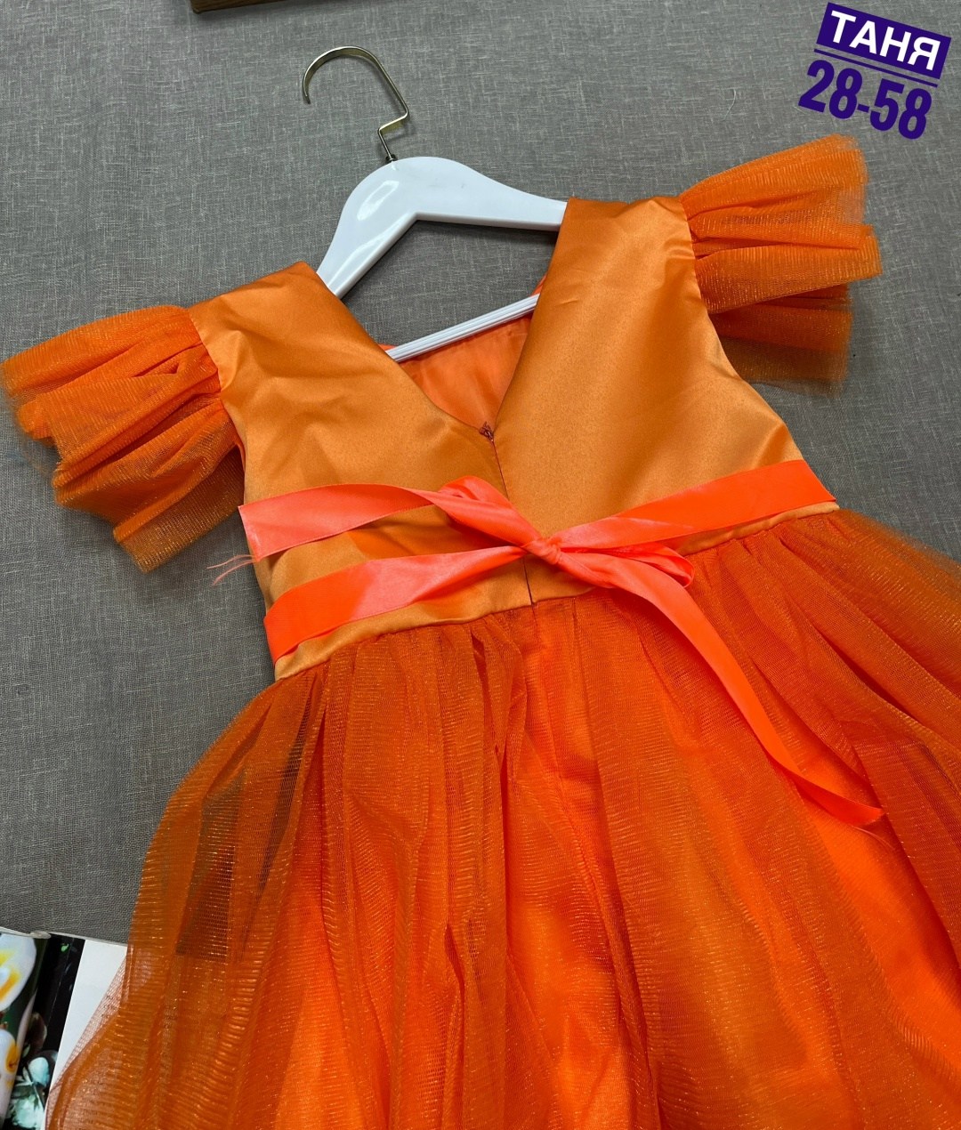 платье для девочки,платье нарядное,платье нарядное для девочки,оранжевое платье для девочки,платье девочки tmumcdad оранжевый