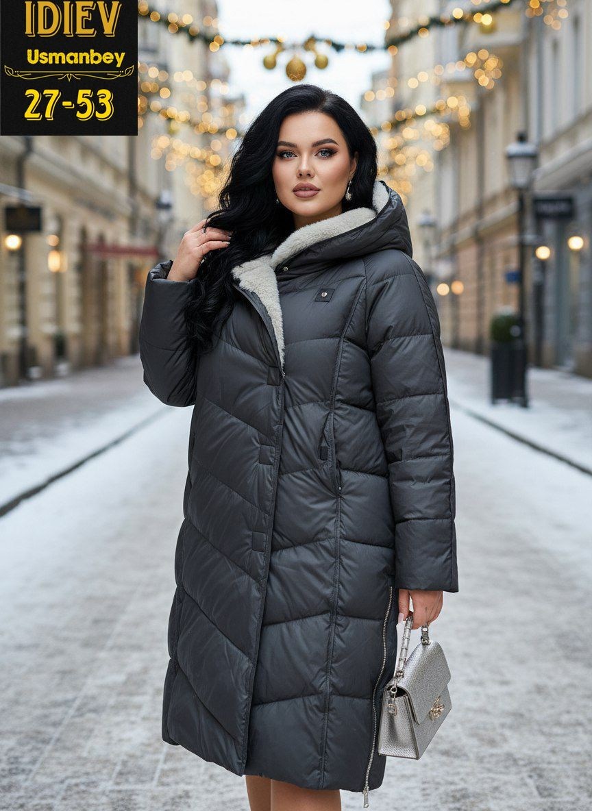 стильные пуховики,пуховик,пуховик женский,куртка осенняя больших размеров luxury plus,куртка зимняя женская