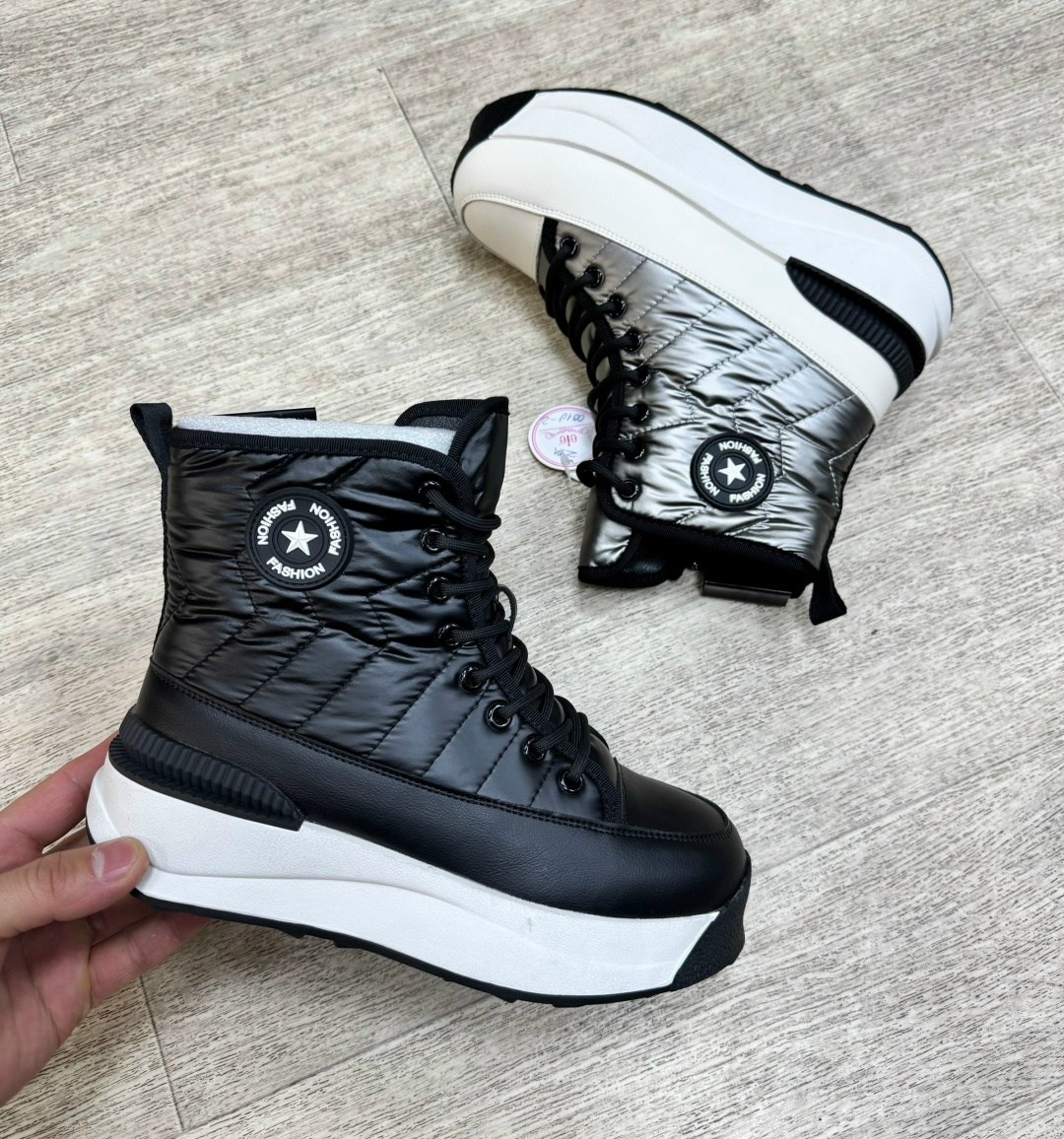 ,дутики женские,зимние ботинки на платформе obba,дутики,зимняя  женская