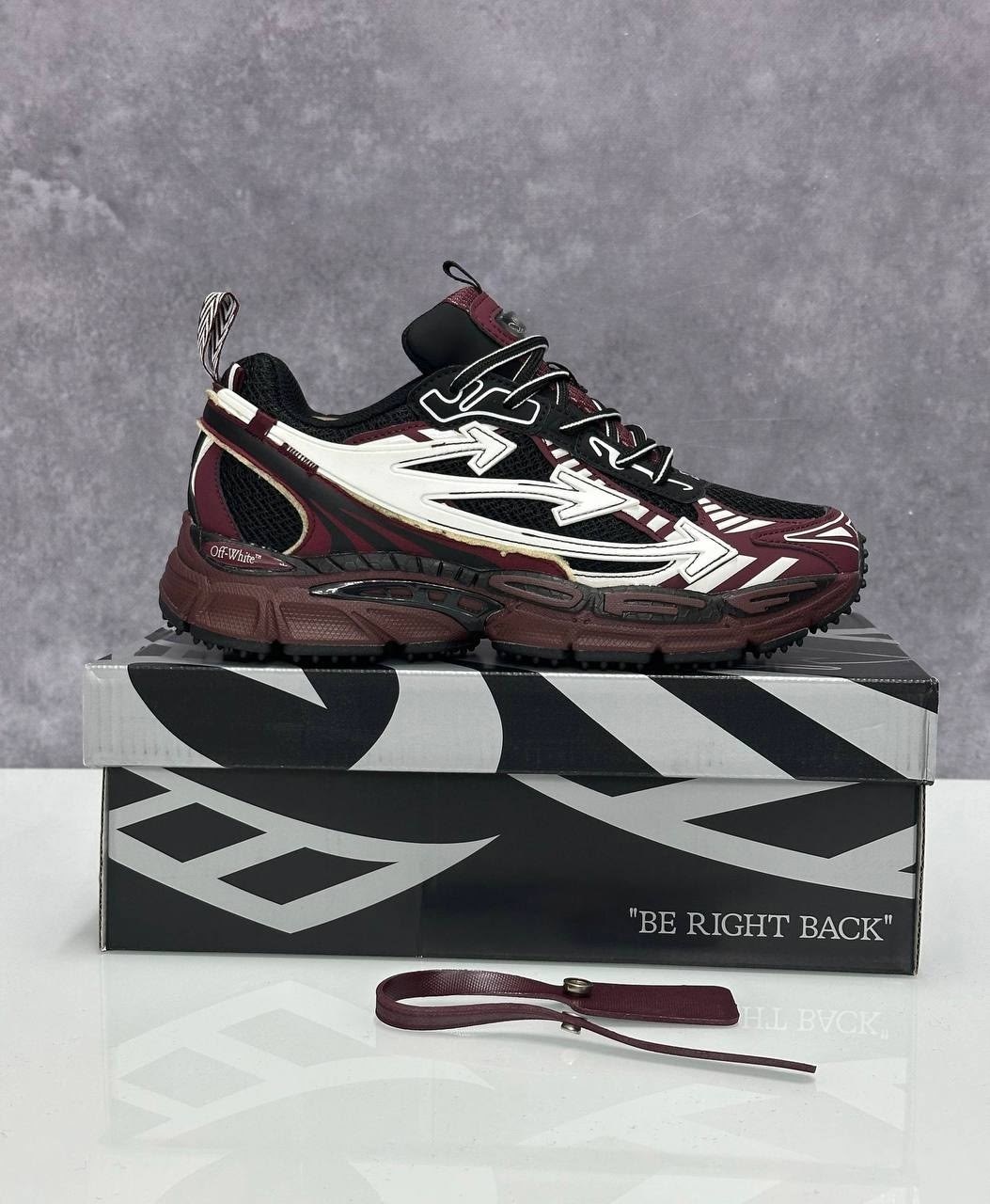 кроссовки off white be right back бордовые,кроссовки мужской,,кроссовки,кроссовки off white be right back