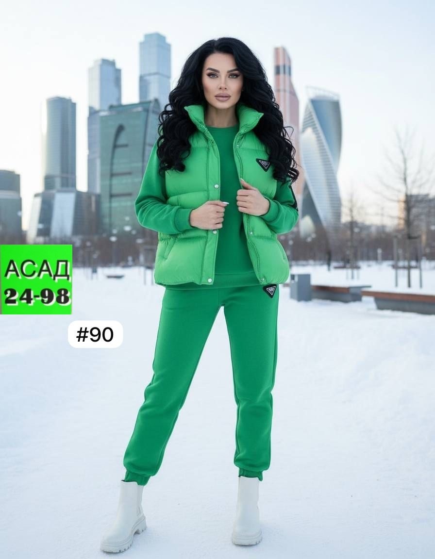 жилетка женская,костюм тройка с курткой black&brand,женский костюм тройка,женские жилеты,теплый костюм