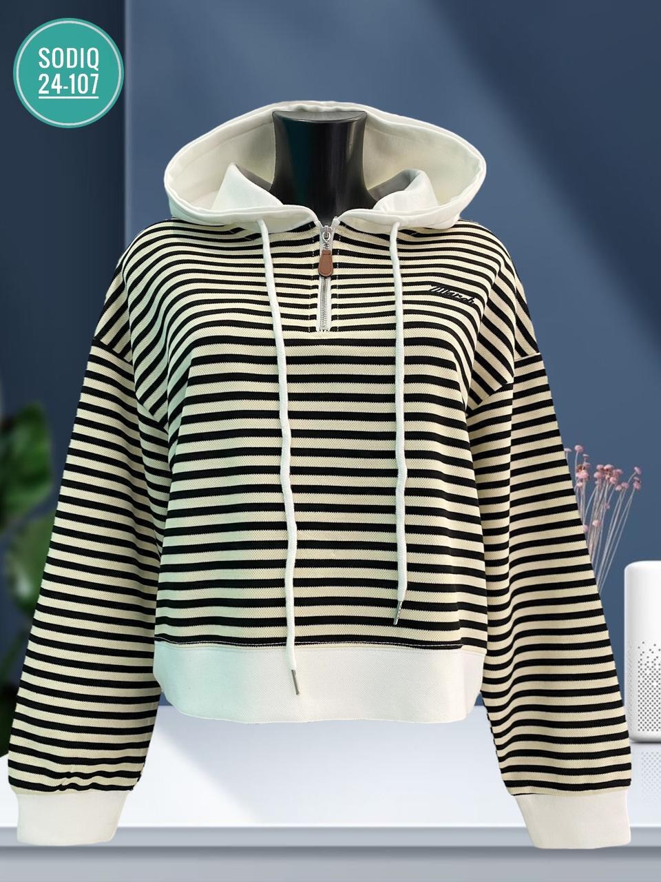 кофта до талии,полосатая толстовка,женское толстовка,толстовка в полоску,женская кофта