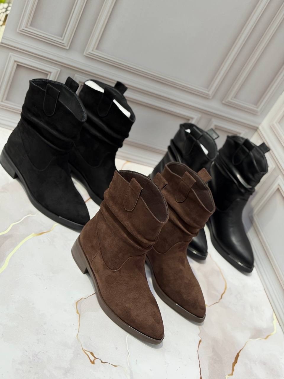 ,казаки женские,полусапоги,ботинки женские, женская