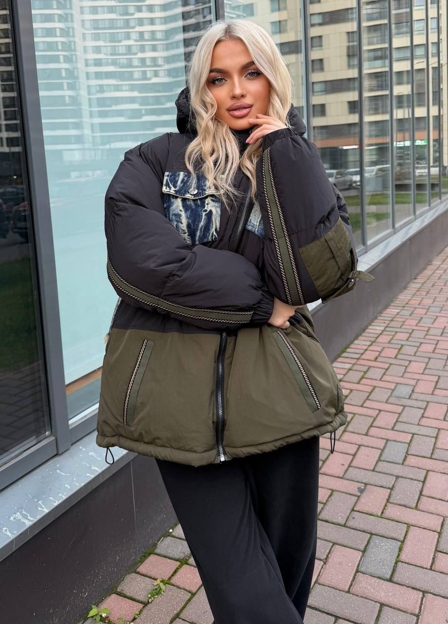 куртка оверсайз,стильная куртка,куртка,женская куртка,куртка оверсайз с капюшоном осенняя okxana utova brand