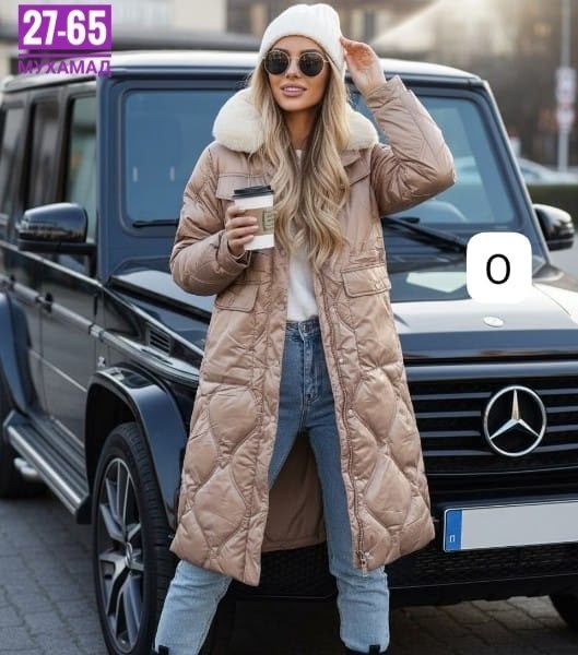 пуховик женский,пуховик,пуховик бежевый,длинный пуховик,длинное женское зимнее пальто на утином пуху