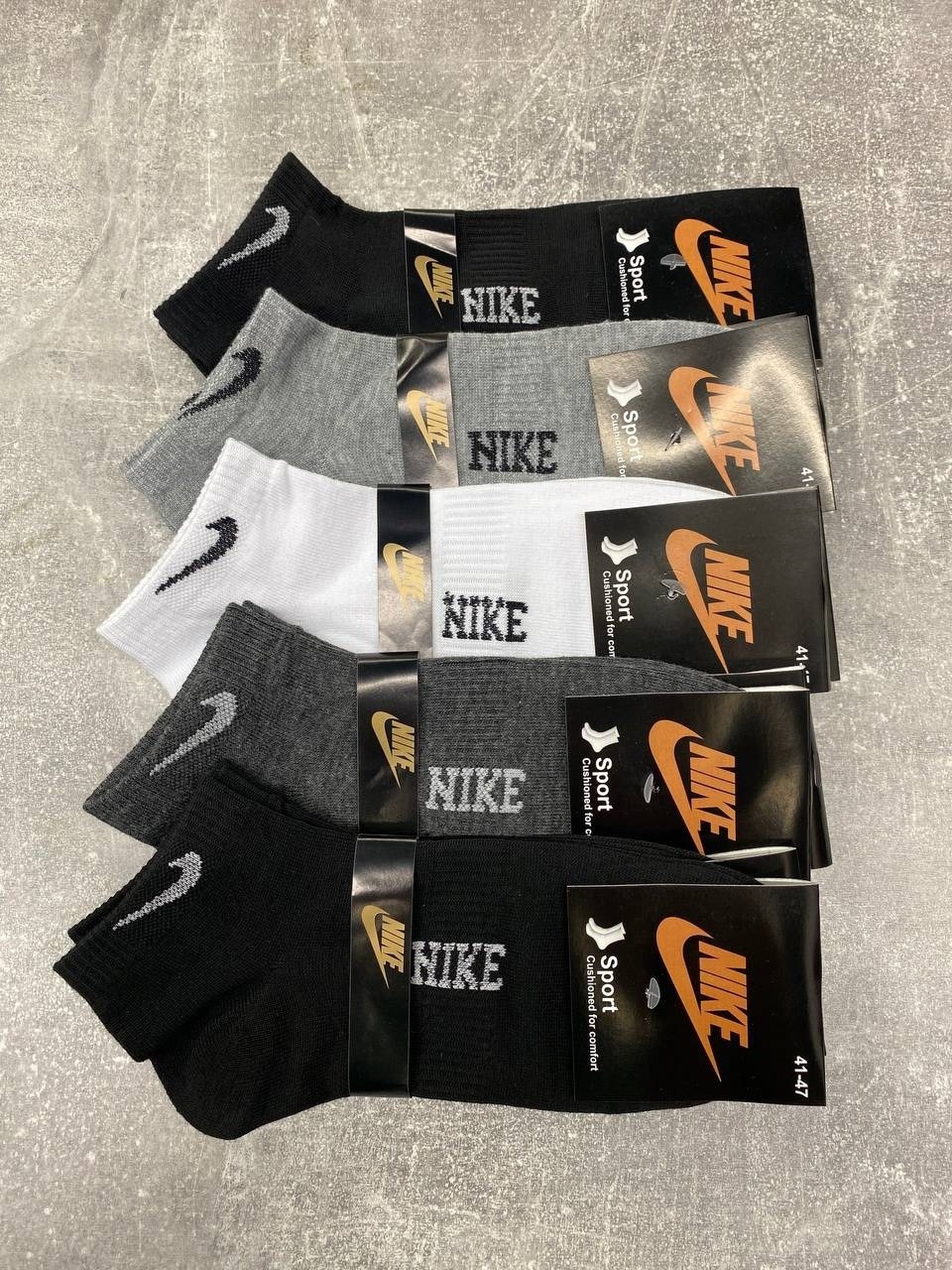 носки средние хлопковые набор 5 пар nike,мужские носки nike,комплект носков nike,носки мужские 10 пар nike,мужские спортивные носки nike