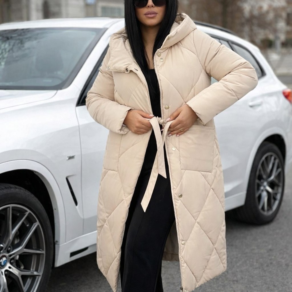 удлиненная куртка,пуховик бежевый,куртка пальто демисезонное shop-нам97-bn99 цвет бежевый,пальто осеннее стеганое,пальто пуховик