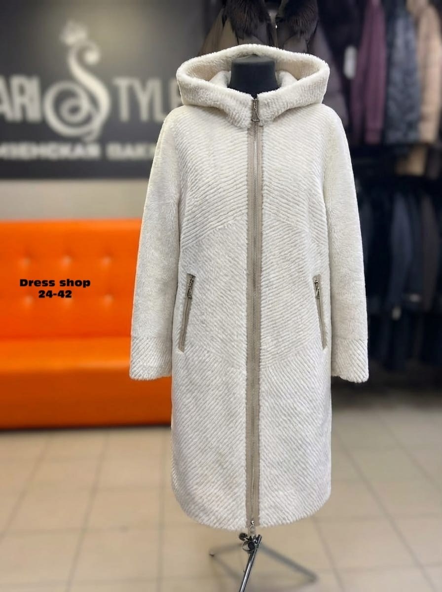 пальто женское,дубленка зимняя больших размеров с капюшоном двухсторонняя triozima,дубленка женская,пальто для полных женщин,дубленка двухсторонняя
