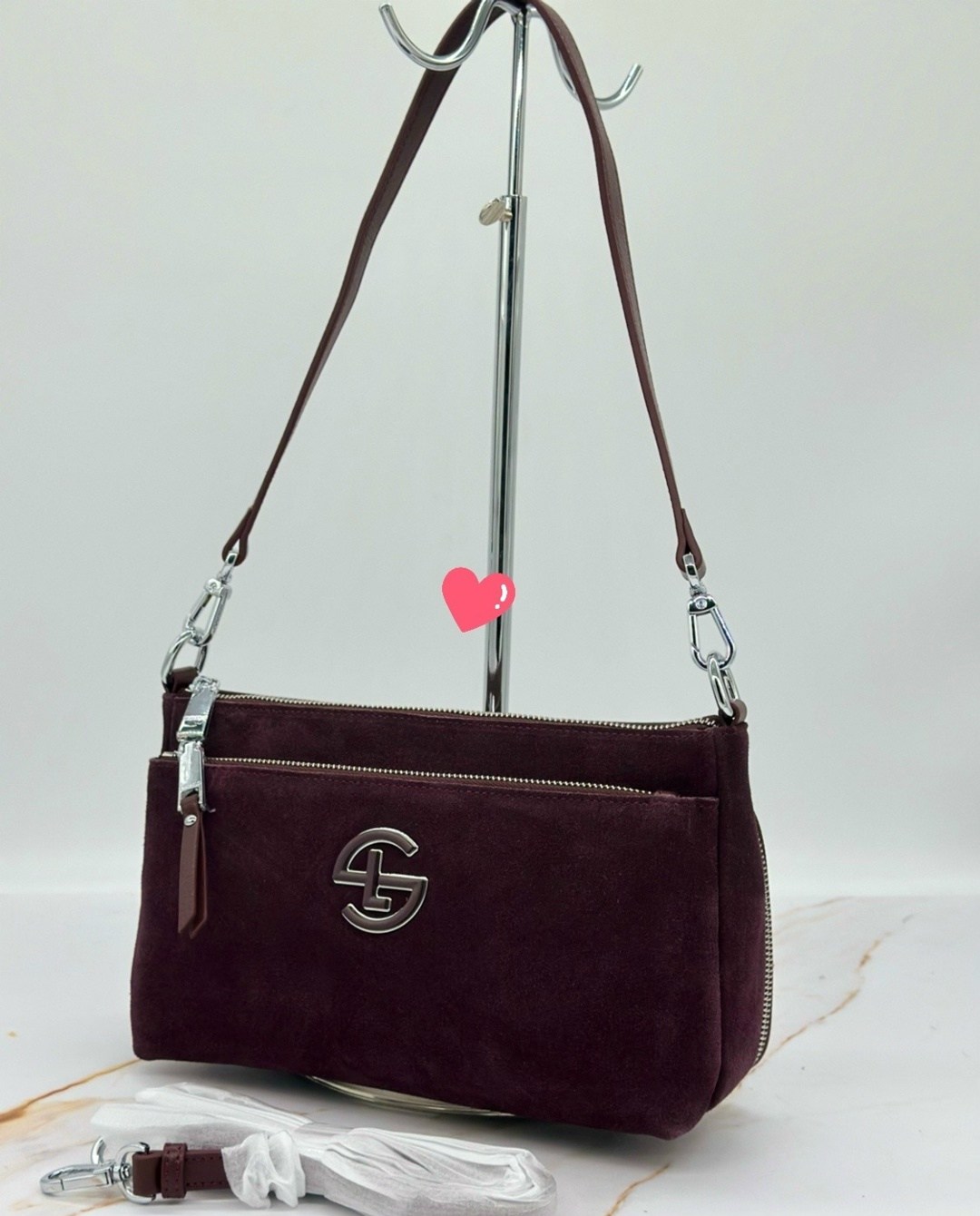 сумка фарфалла россо замша,сумка женская,сумка,женская сумка натуральная замша jb13 possess,замшевая сумка