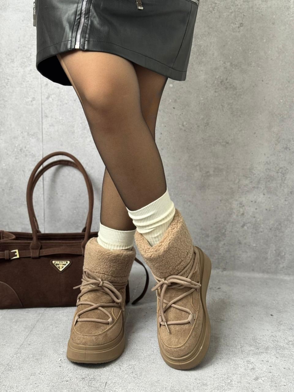 угги женские,,угги зимние, женская,ботинки замш