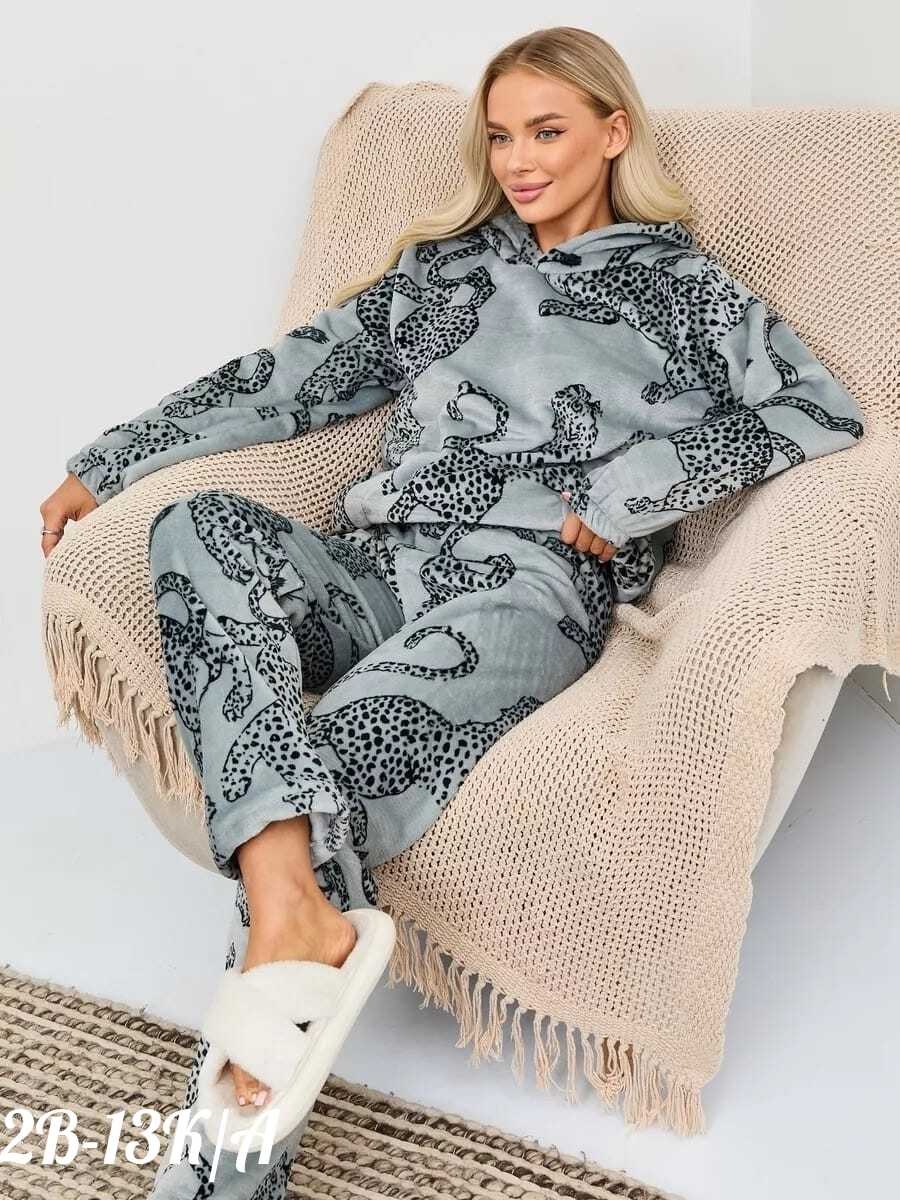 теплая пижама женская,пижама домашний костюм,пижама со штанами теплая домашняя,пижама со штанами теплая домашняя с капюшоном,зимняя пижама