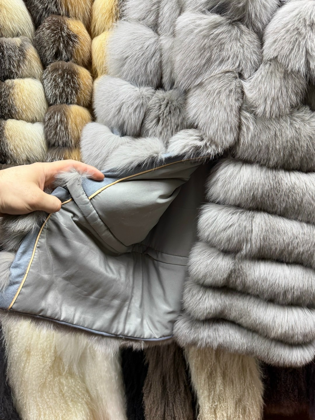 шуба песец трансформер серая,шуба из песца трансформер 4в1 90 см,шуба из песца,шуба песец,шуба трансформер песец короткая