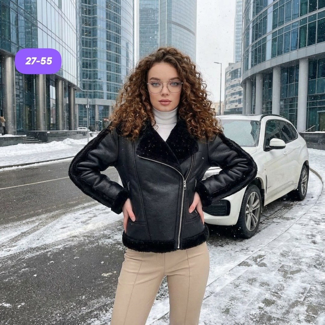 дубленка женская,куртка дубленка женская,дубленка авиатор пилот короткая зимняя my wear,стильная женская дубленка,дублёнка