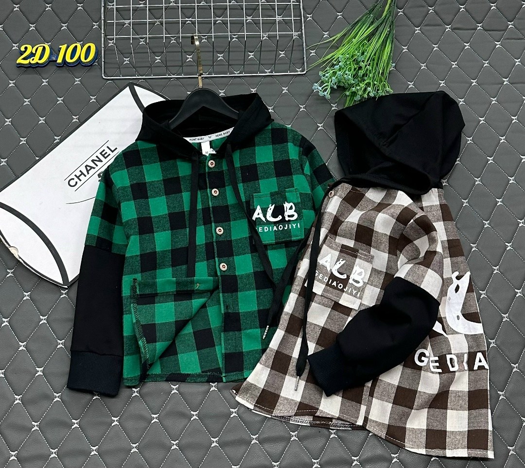 рубашка с капюшоном для мальчика,рубашка для мальчиков,рубашка с капюшоном,рубашка в клетку с капюшоном для мальчика,толстовка для мальчиков