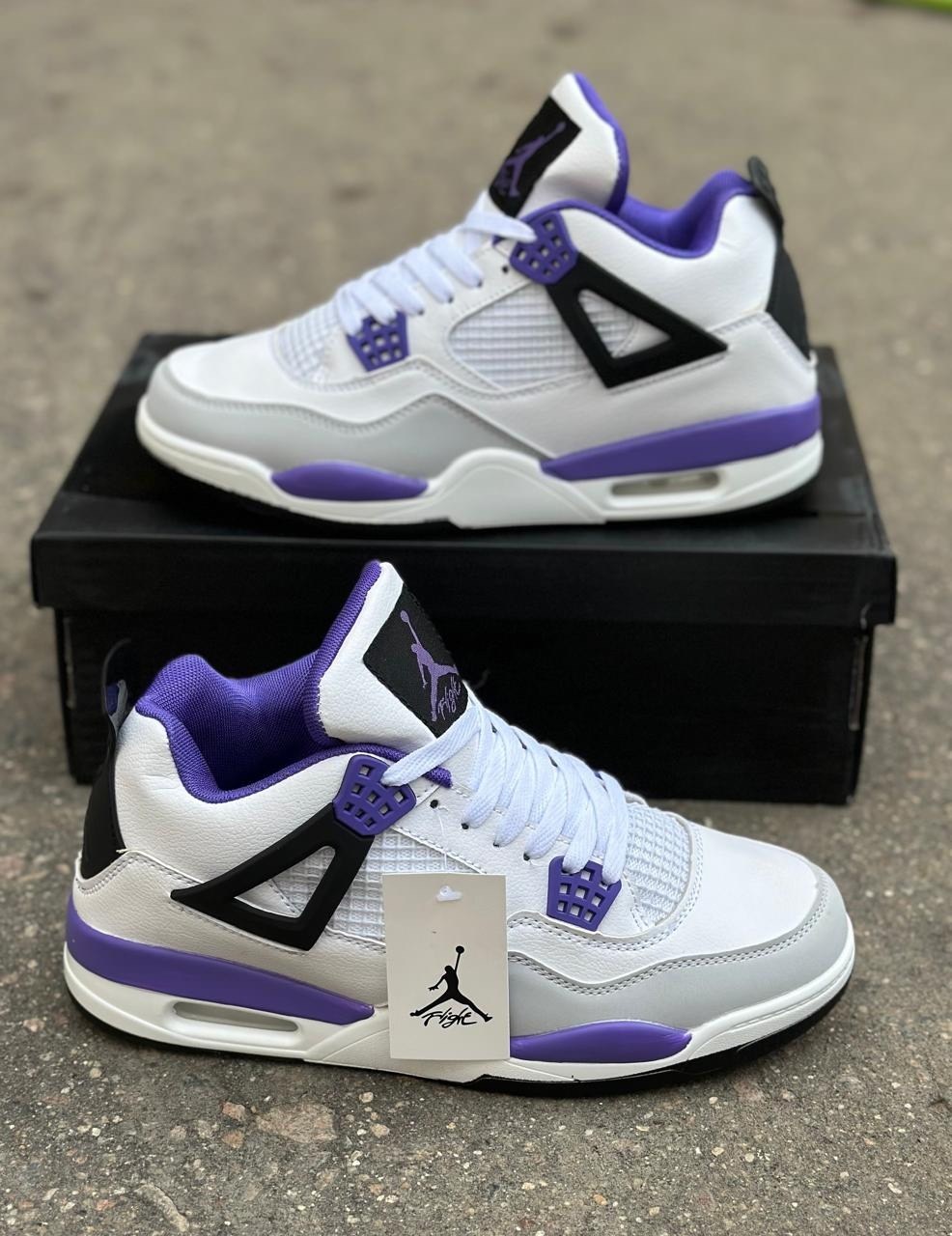 кроссовки nike air jordan 4 retro,nike air jordan 4 white purple,nike air jordan 4 retro,jordan retro 4,air jordan 4