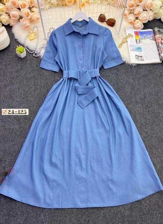 платье голубое,платье женская,платье-рубашка удлинённое тёмно-голубое,фасон платьев,повседневное платье