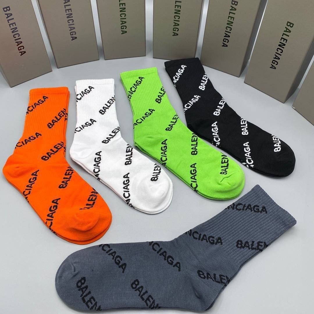 носки balenciaga,комплект носков balenciaga,balenciaga socks,баленсиага сокс,мужские черные носки balenciaga