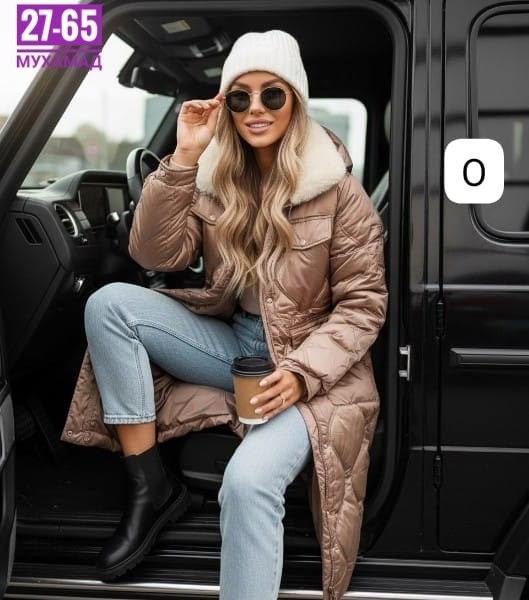 пуховик женский,пуховик,пуховик бежевый,длинный пуховик,длинное женское зимнее пальто на утином пуху