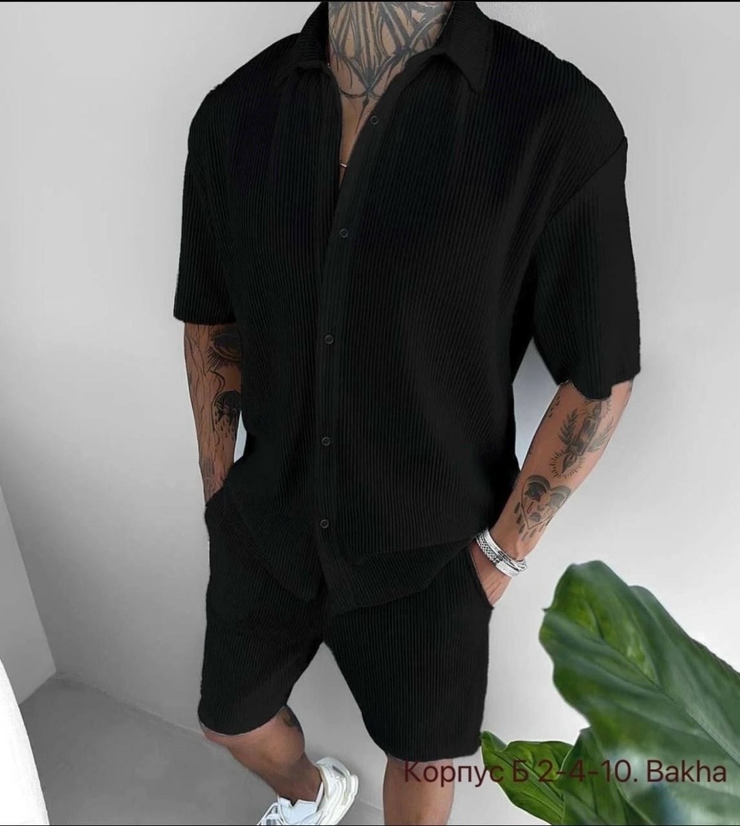 костюм рубашка и шорты,мужской летний костюм с шортами,мужская мода,мужская рубашка,костюм летний мужской