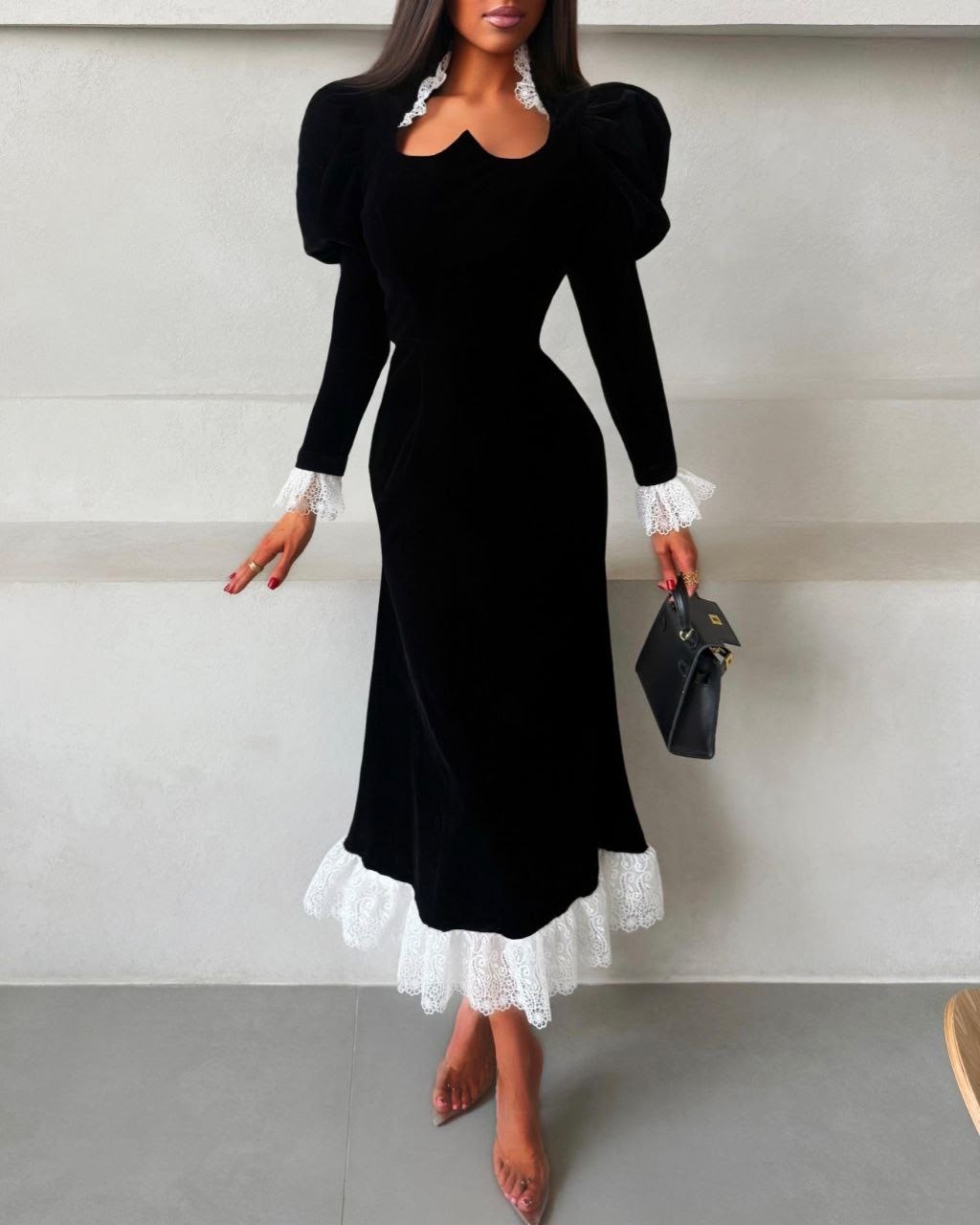 бархатное платье,платье чёрное бархатное,элегантное бархатное платье,платье,женское платье