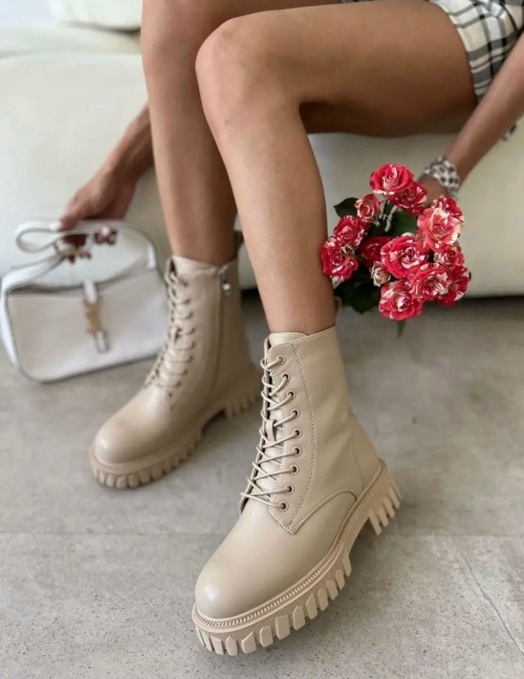 ботинки эко-кожа,берцы челси,женские ботинки,ботинки женские демисезонные,бежевые ботинки