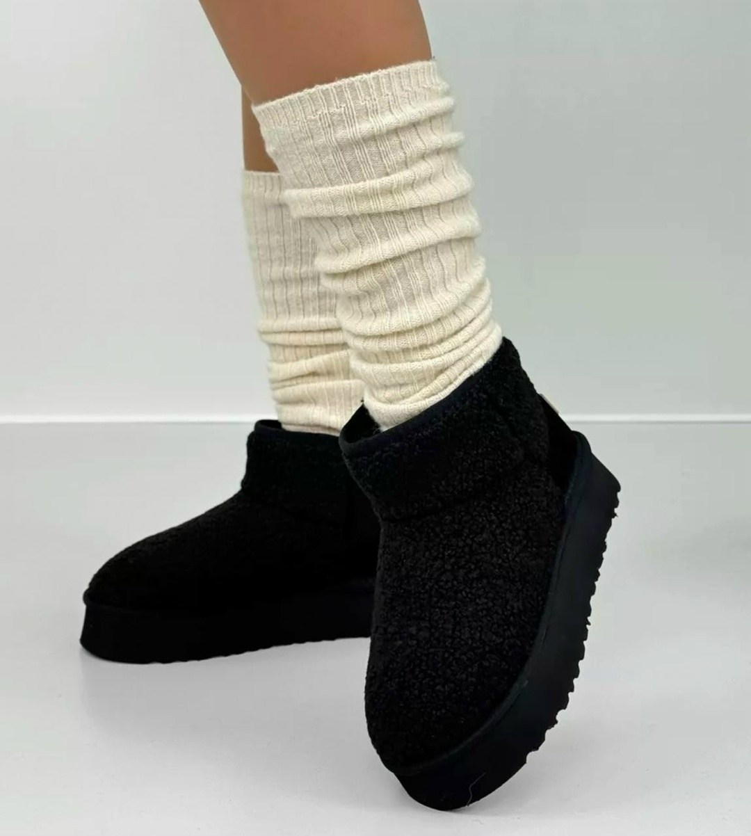 зимние угги на платформе yourbox цвет светло-бежевый,зимние угги на платформе yourbox цвет бежевый,угги женские,зимние угги на платформе,