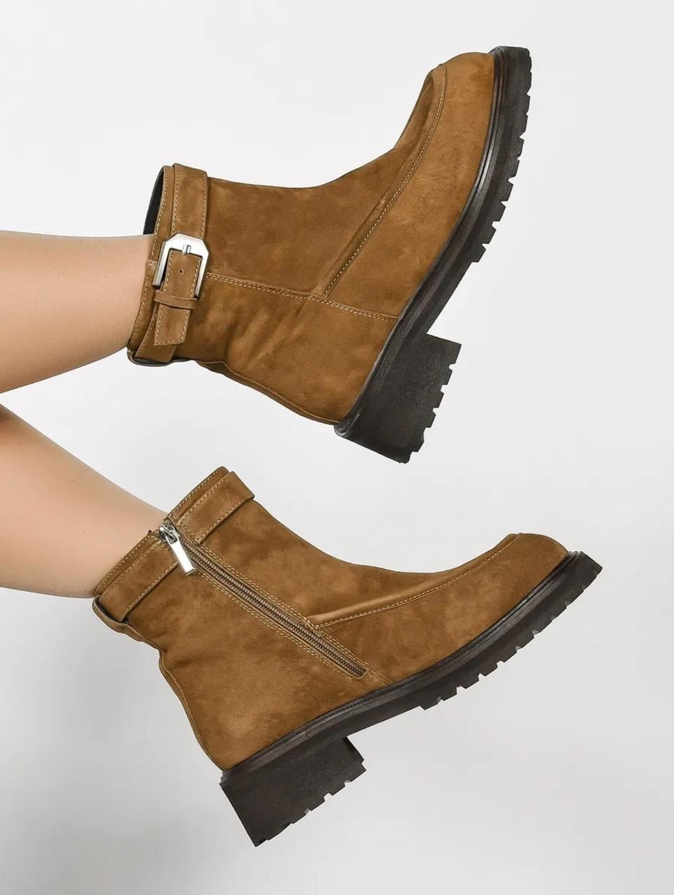 ,ботинки loriblu atl053 светло-коричневый,замшевые ботинки,модные ботинки,женские ботинки
