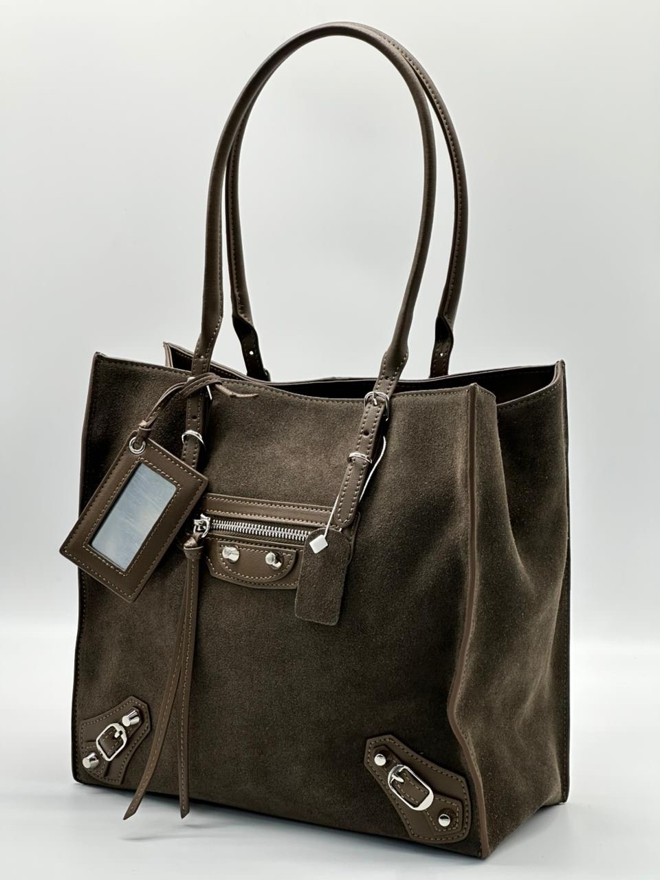 замшевая сумка,сумка коричневая замшевая,замшевая сумка шоппер,сумка,сумка женская замшевая