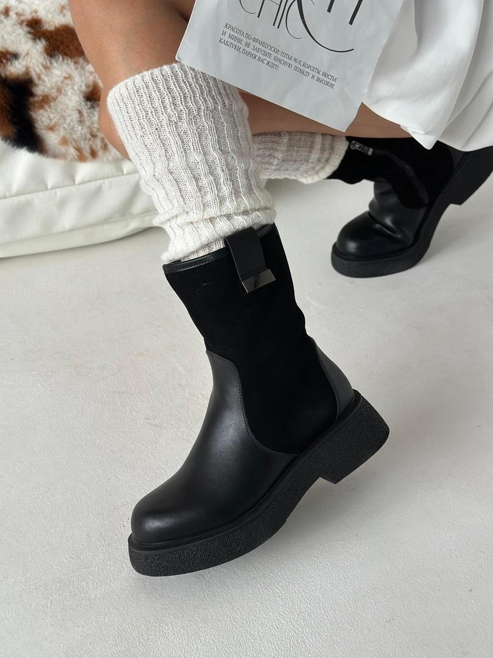 ,полусапоги,полусапожки,ботинки зимние  с мехом elena&best 305858930,полусапоги женские