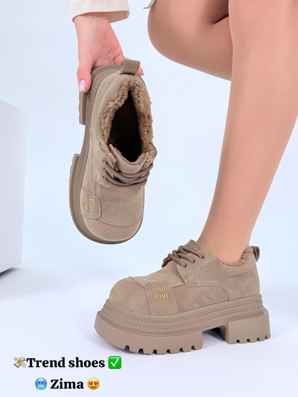 ,ботинки замшевые miu miu,ботинки зимние брендовые миу миу kanfort shoes 275135738, женская,ботинки