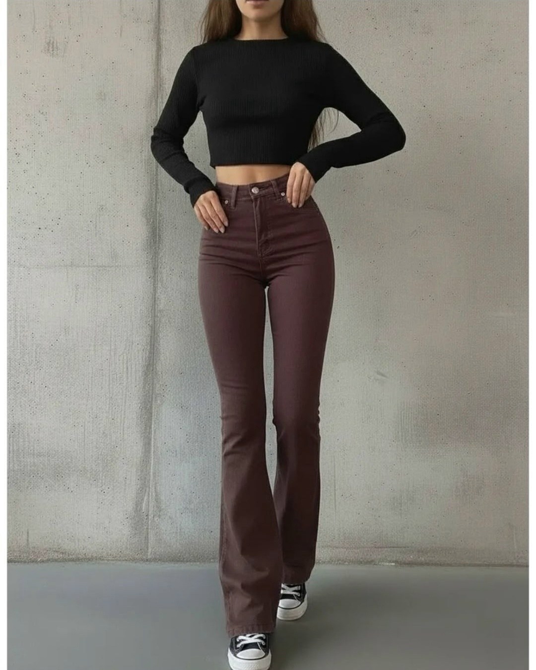 джинсы клеш женские,женские расклешенные джинсы,коричневые джинсы клеш женские,коричневые расклешенные джинсы,расклешенные джинсы