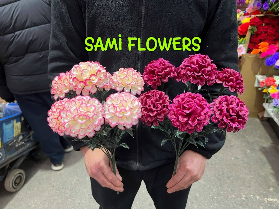 искусственный цветок,цветами,букет,цветок целозия петушиный гребешок,букет искусственные