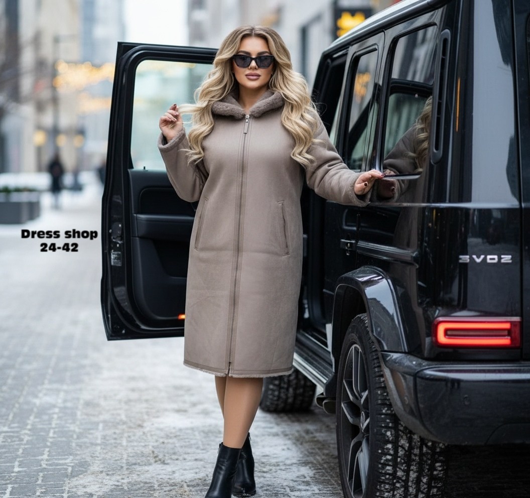 пальто женское,дубленка зимняя больших размеров с капюшоном двухсторонняя triozima,дубленка женская,пальто для полных женщин,дубленка двухсторонняя