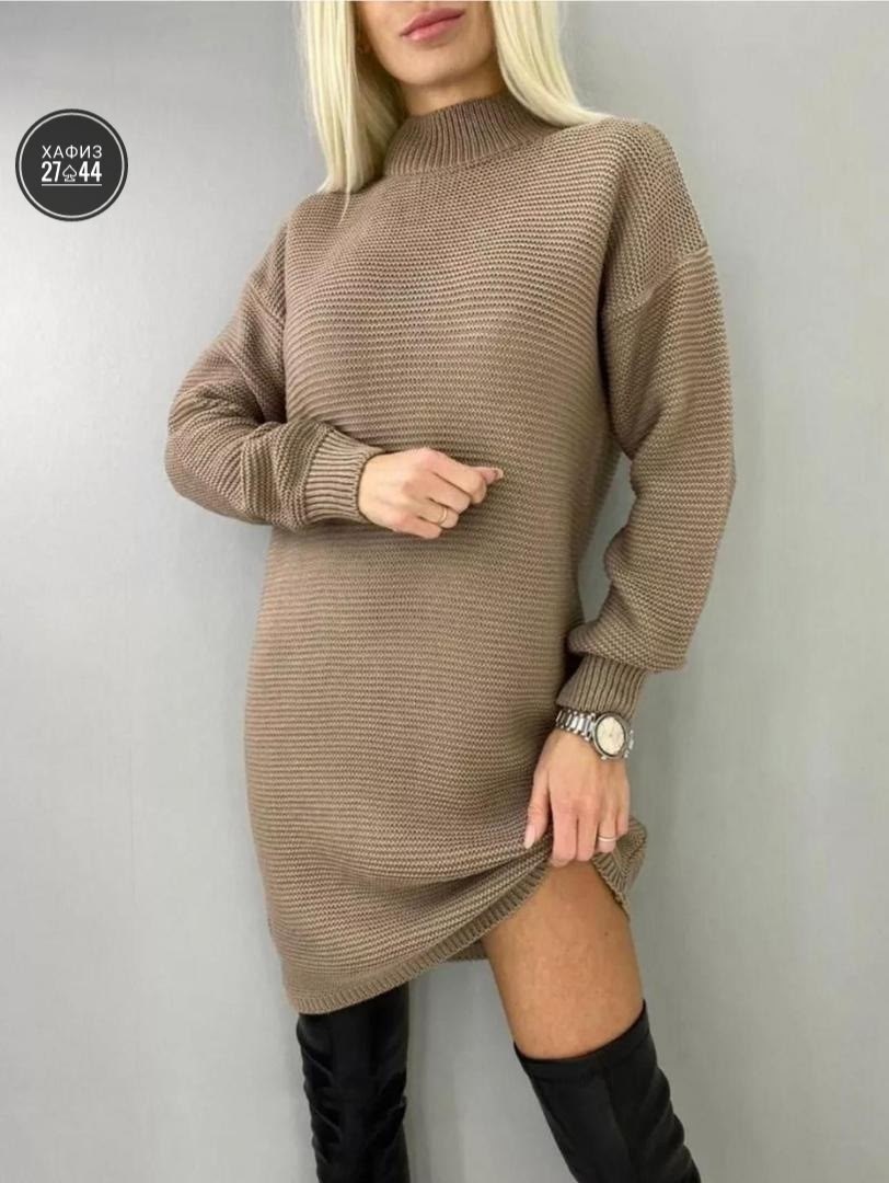 платье вязаное,туника женская свитер вязаное платье,туника женская свитер вязаное платье alk,платье свитер,платье-туника вязаное женское