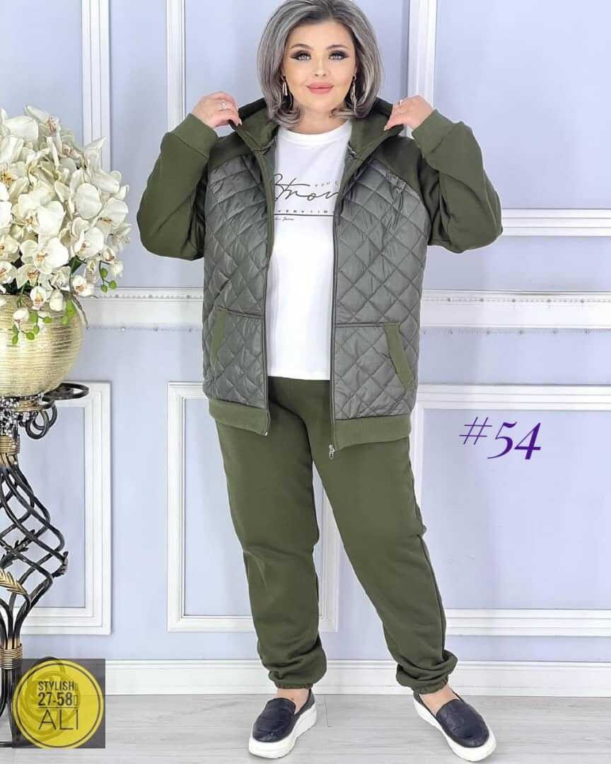 костюм спортивный тройка с длинным стеганым пальто cubi shop,костюм женский,костюм женский на флисе,костюм женский тройка,костюм спортивный женский