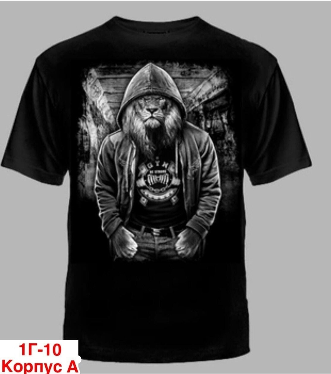 футболка "лев с короной",лев на футболке,лев с короной,футболка с принтом лев,футболка львица