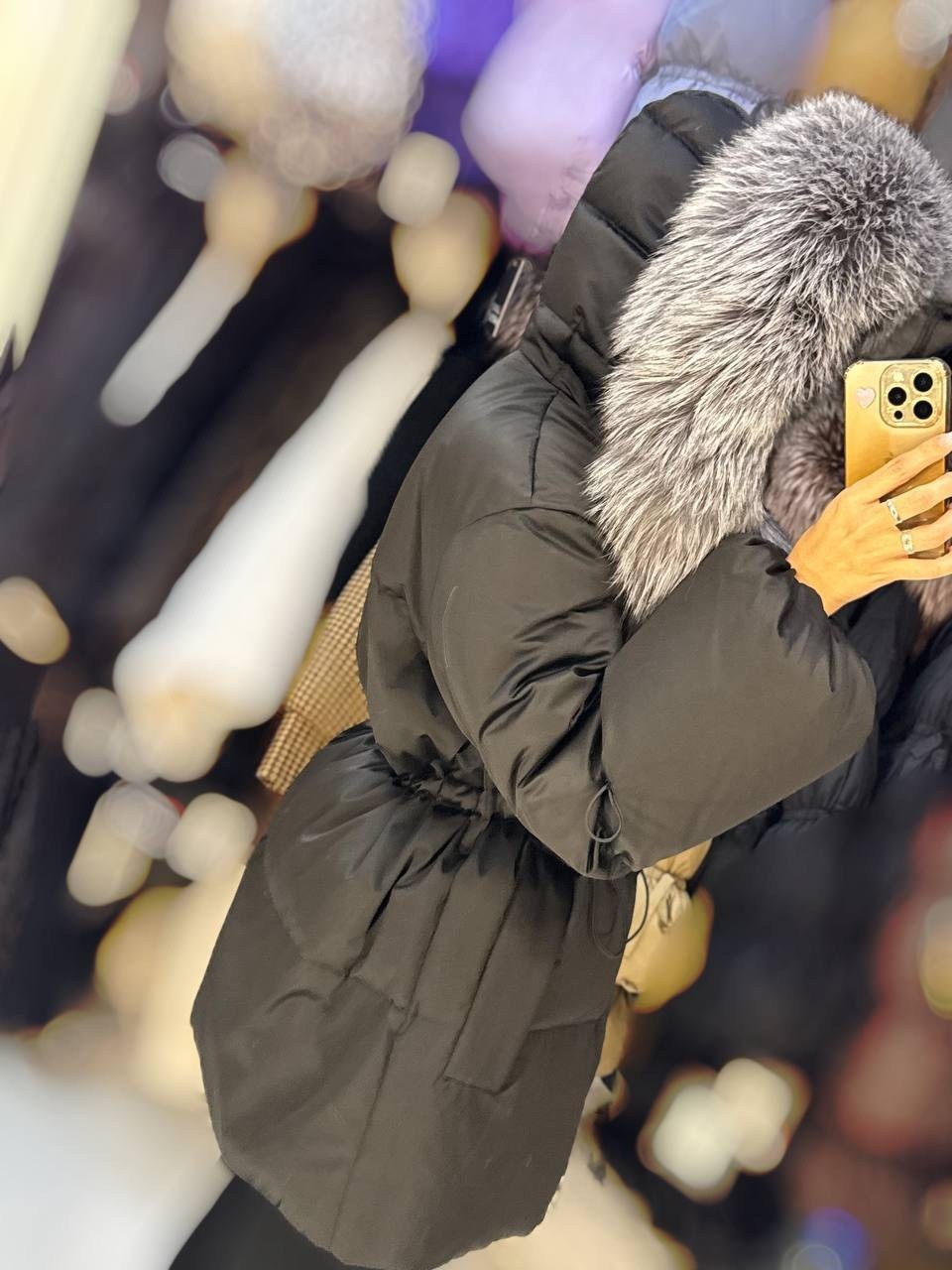 пуховик с чернобуркой,куртка - пуховик с мехом чернобурки city furs,пуховик с натуральным мехом,пуховик с мехом,пуховик женский с натуральным мехом