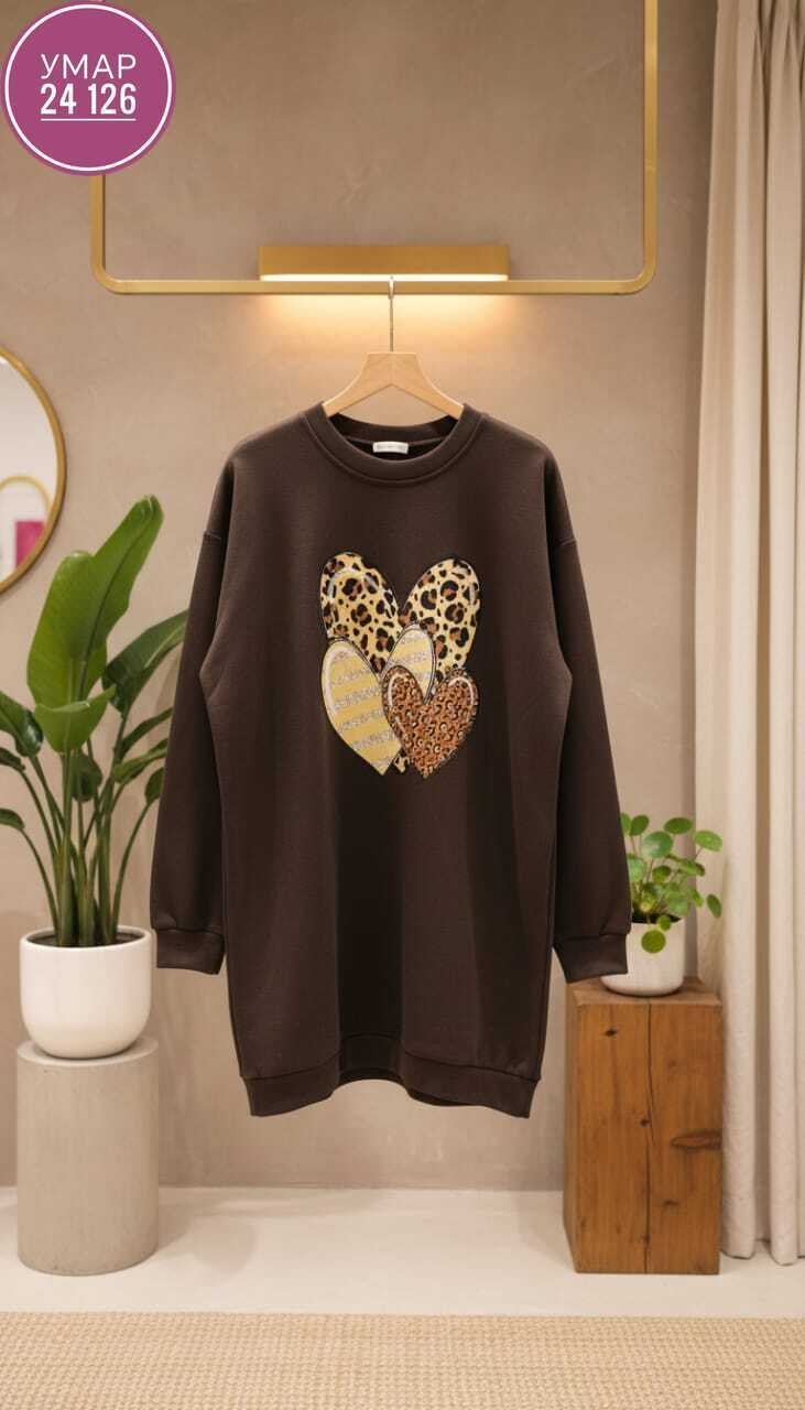 платье свитшот,трикотажное платье,платье туника,теплое платье,туника стильная