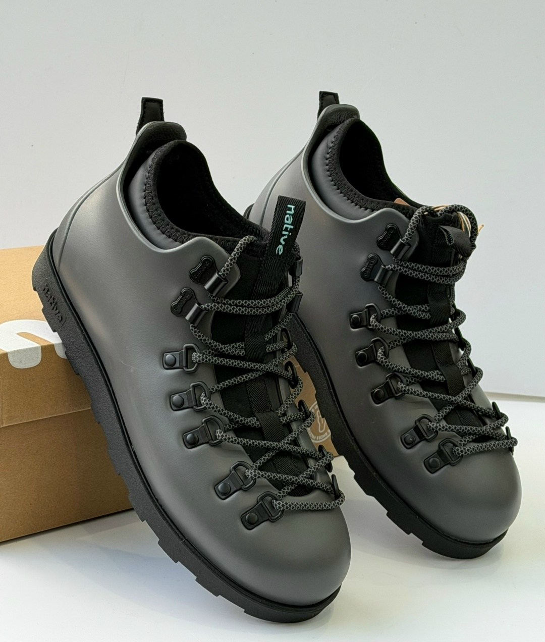 ,ботинки native fitzsimmons citylite,ботинки native,мужские ботинки native,ботинки native fitzsimmons jiffy black